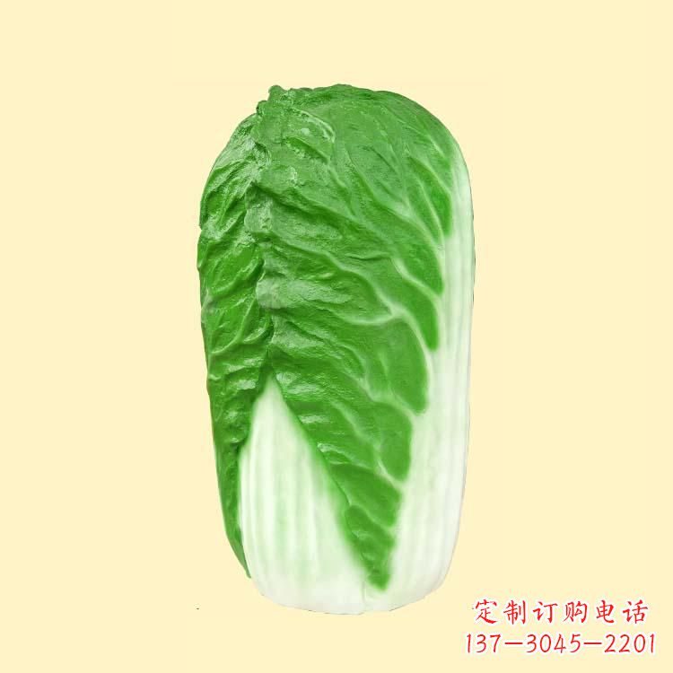 德州玻璃钢白菜雕塑