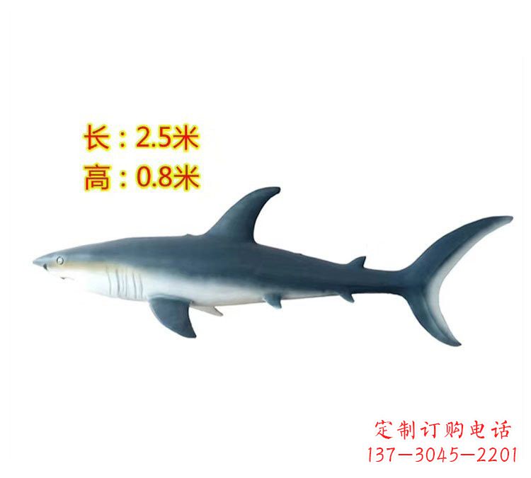 德州玻璃钢鲨鱼雕塑令人惊叹的艺术精品