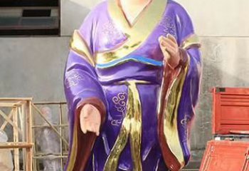 德州玻璃钢宗教庙宇彩绘八仙神像