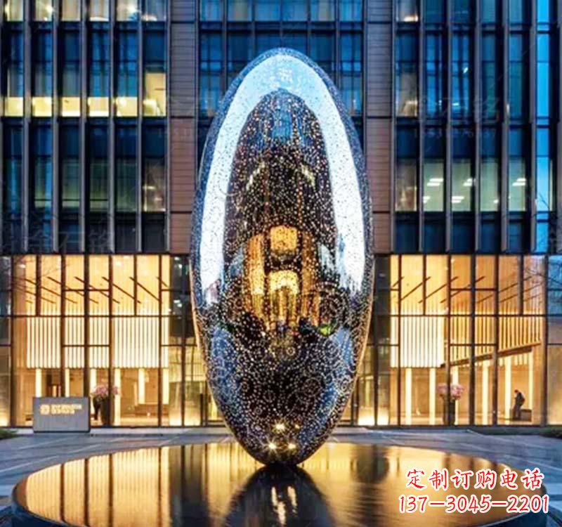 德州不锈钢圆环雕塑抽象艺术的完美诠释