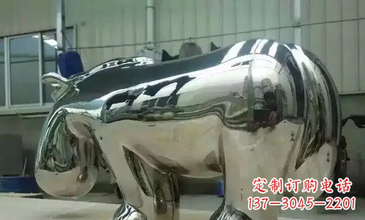 德州不锈钢河马雕塑一种新颖的艺术形式