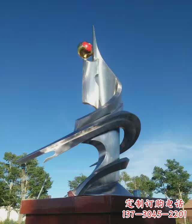 德州利用不锈钢创作书籍雕塑