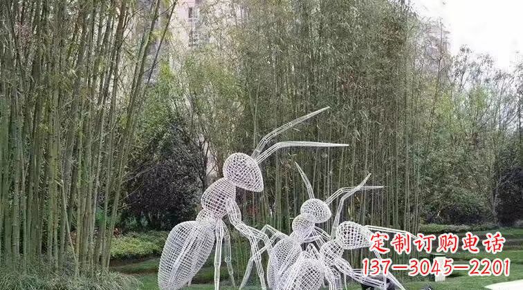 德州不锈钢艺术蚂蚁雕塑