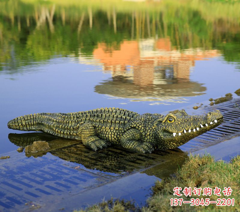 德州玻璃钢水池雕塑——池塘水景的精美装饰