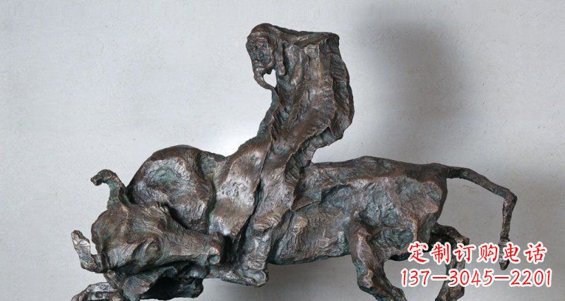 德州精美的动物铜雕,赋予公园以灵性与生机