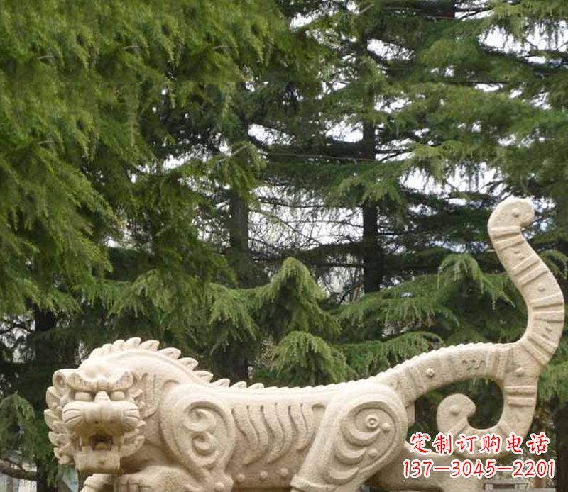 德州传神的老虎雕塑