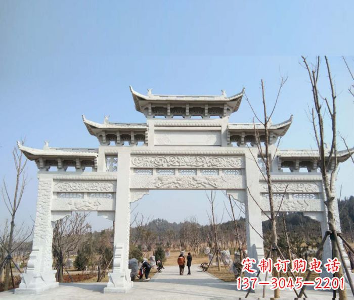 德州“村口三门石雕牌楼”——悠久历史的见证