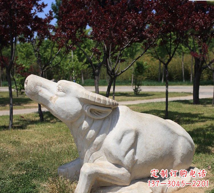 德州大理石动物雕塑传承文化的艺术精品