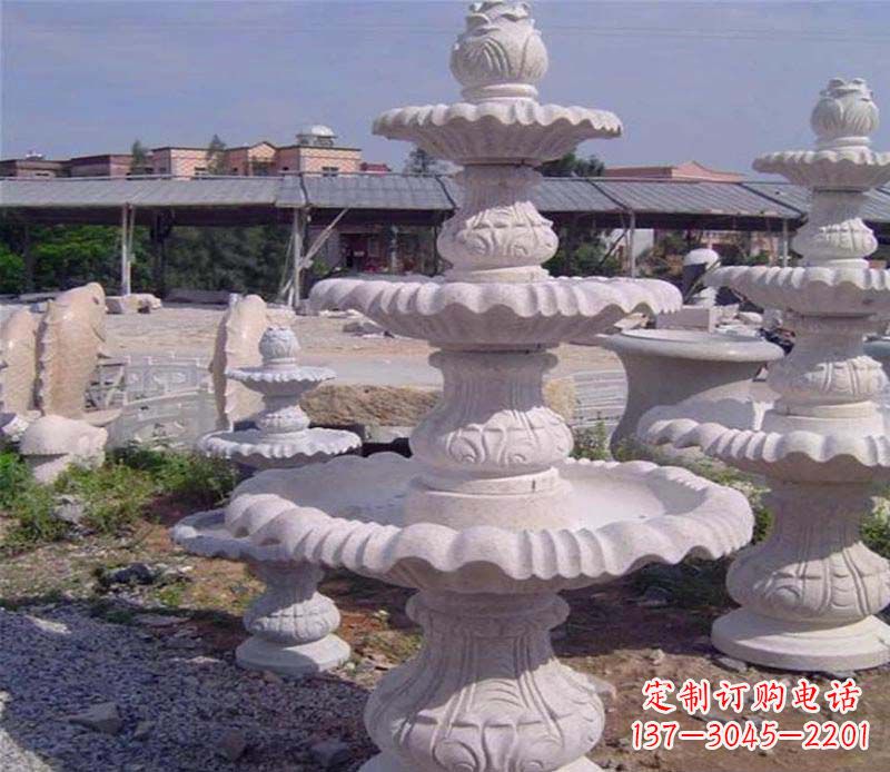 德州石雕喷泉展现精美的艺术灵感