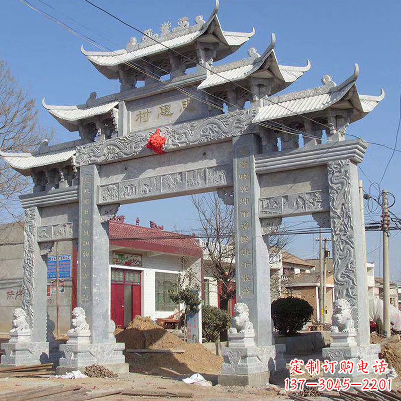 德州大理石牌坊石雕艺术