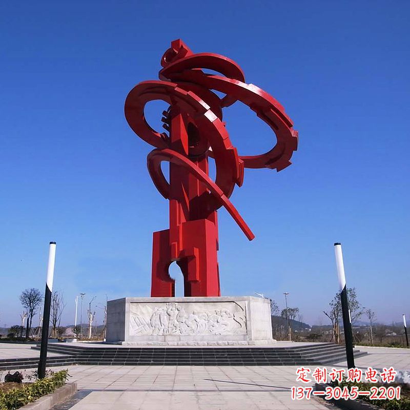 德州精美龙形不锈钢景观雕塑