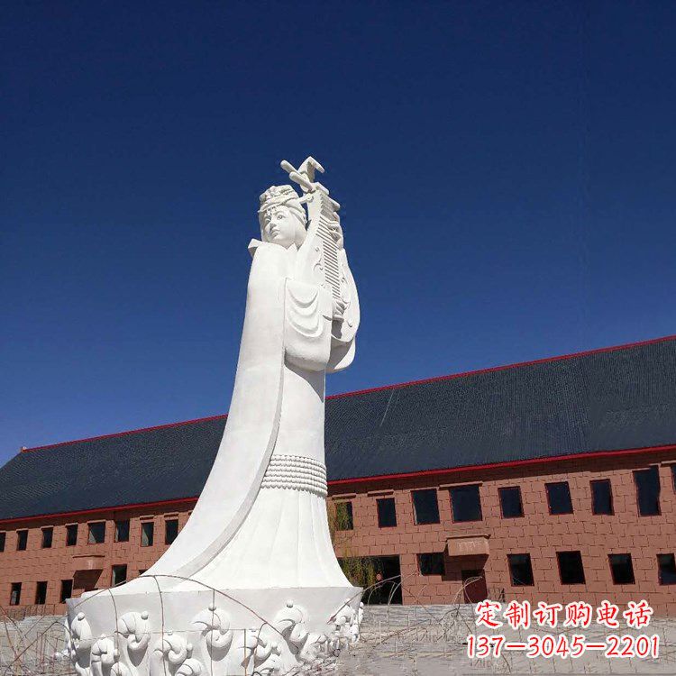 德州中国古代四大美女之王昭君出塞石雕塑
