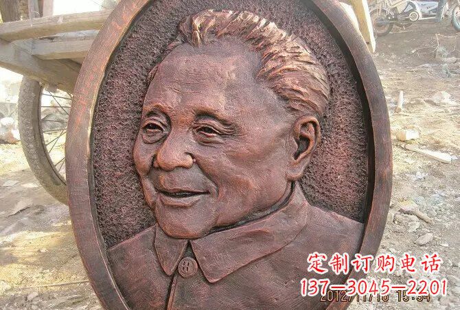 德州传承历史,永记邓小平——邓小平头像铜雕塑