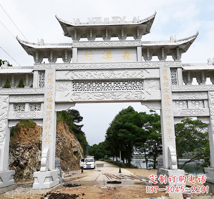 德州东夏侯石牌坊雕塑专业的定制雕塑制作商
