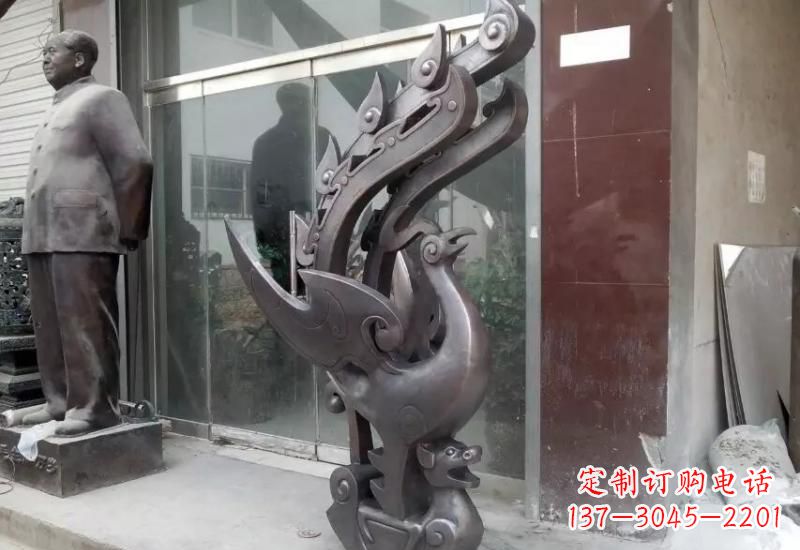 德州凤凰貔貅铜雕