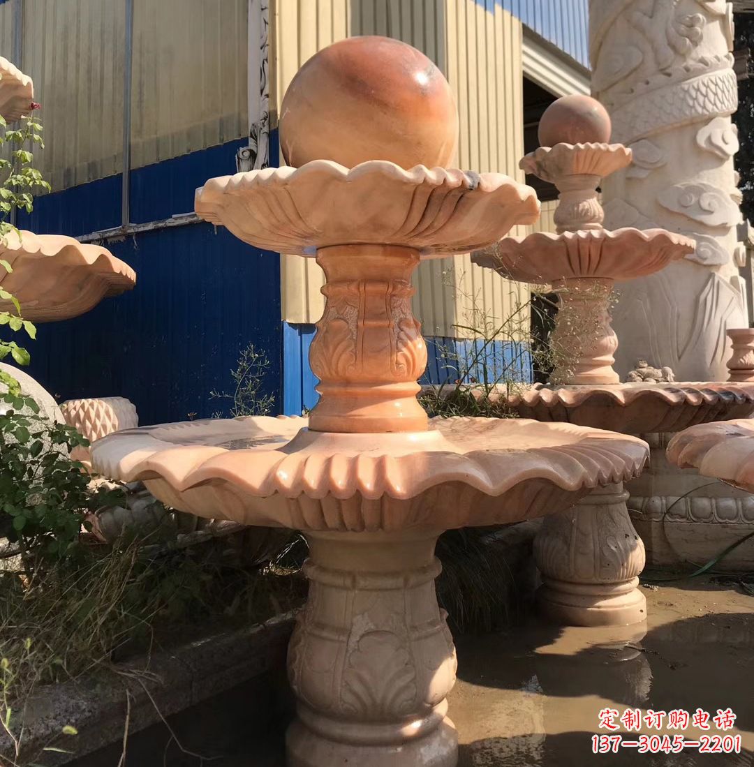 德州各类石雕风水球