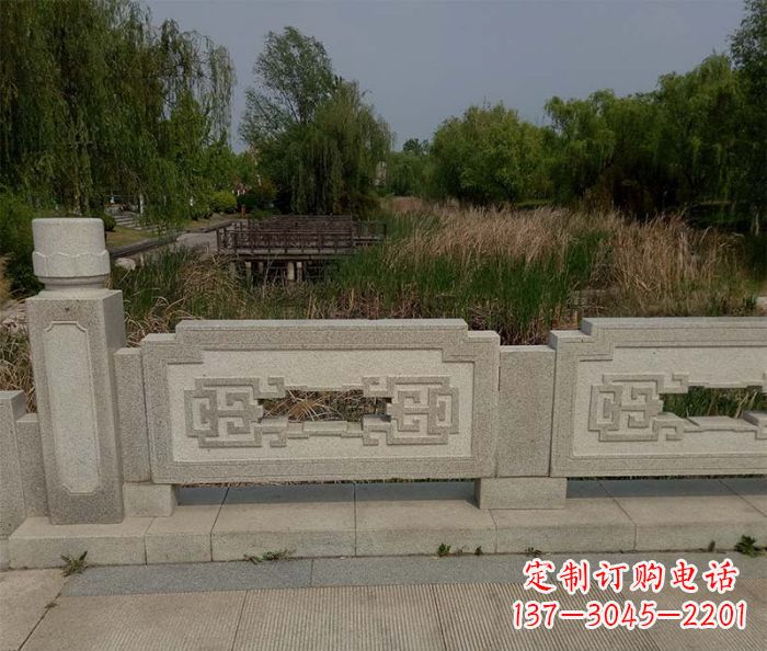 德州优雅大气的公园栏板雕塑
