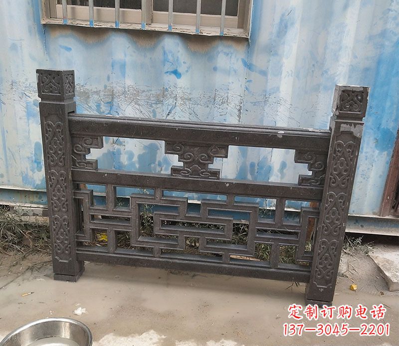 德州集乐馆大理石栏板雕塑