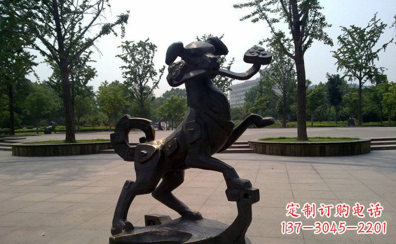 德州中领雕塑狗动物铜雕
