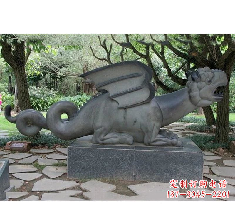 德州领雕塑 - 公园级恐龙石雕