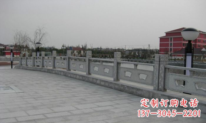 德州公园仿古石栏板 (2)