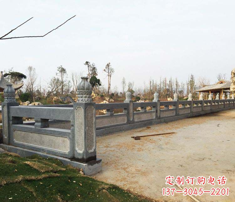 德州公园仿古石栏板景观石雕
