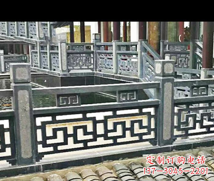 德州中领雕塑精致仿古石栏板
