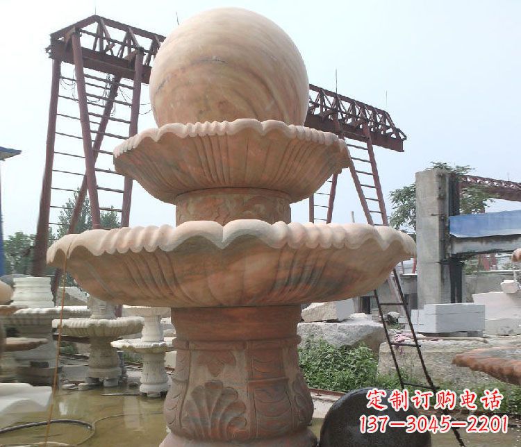 德州绚丽多彩的风水球雕塑