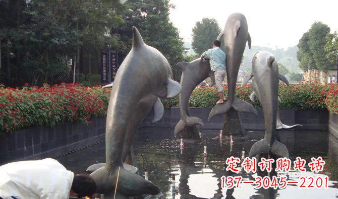 德州铜雕海豚——传递着海洋之美的艺术作品