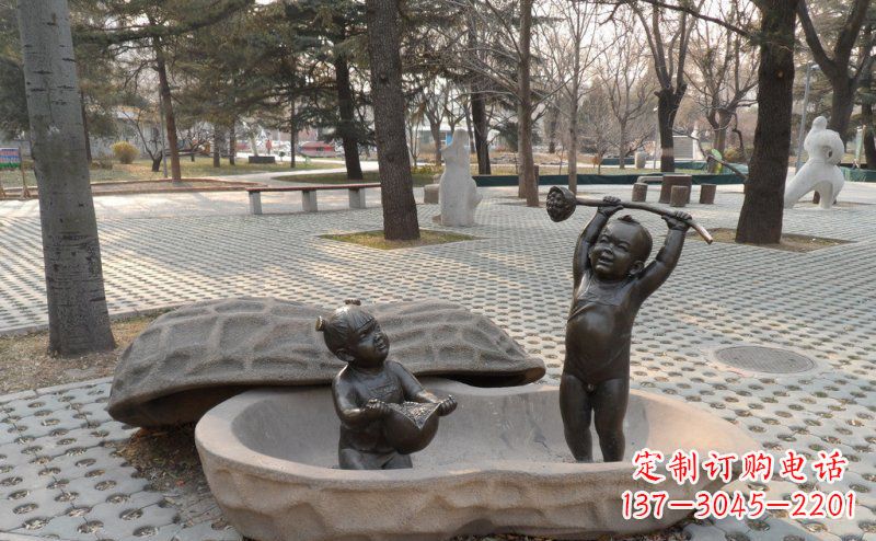 德州花生娃娃艺术雕塑