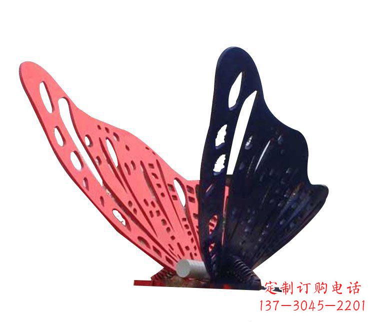 德州精致纯粹,不锈钢蝴蝶雕塑