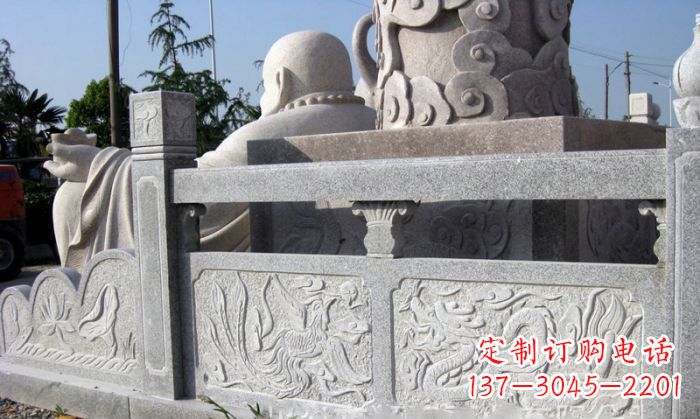 德州公园景观大理石栏板石雕