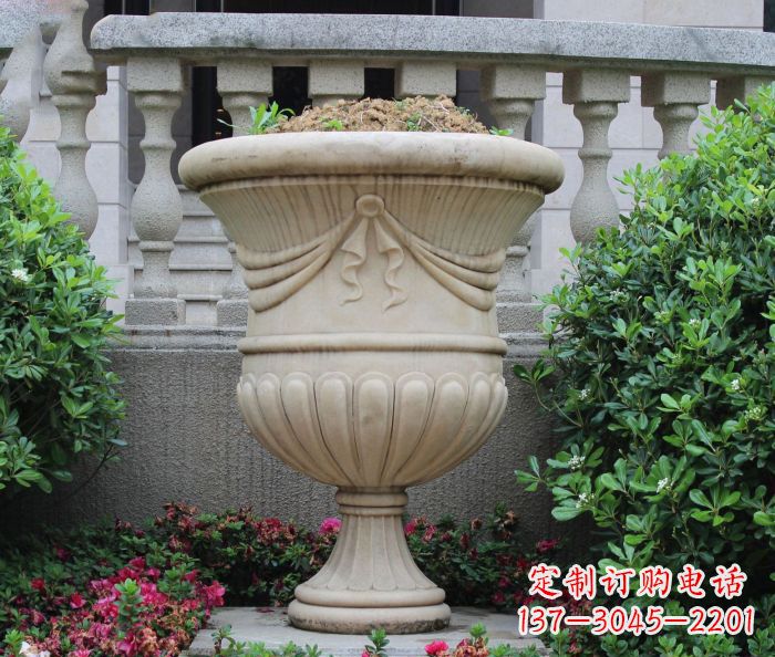 德州欧式风格花盆雕塑