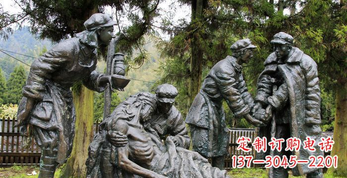 德州红军铜雕,宣扬时代之精神