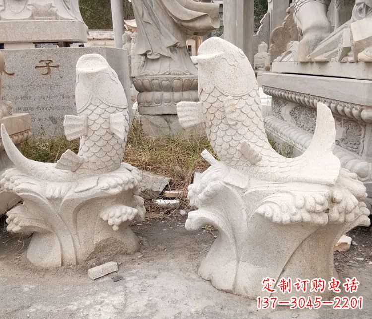 德州鲤鱼雕塑定制