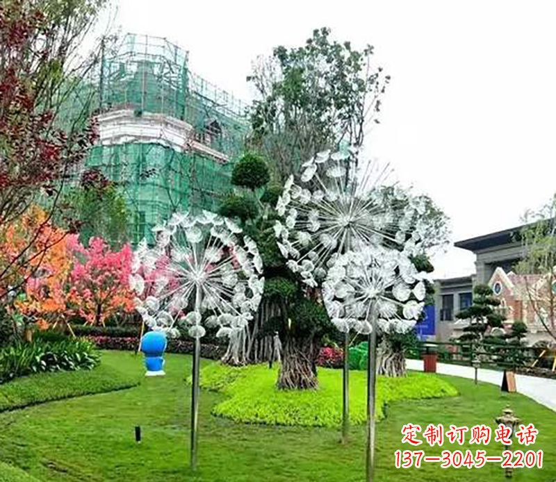 德州公园蒲公英雕塑