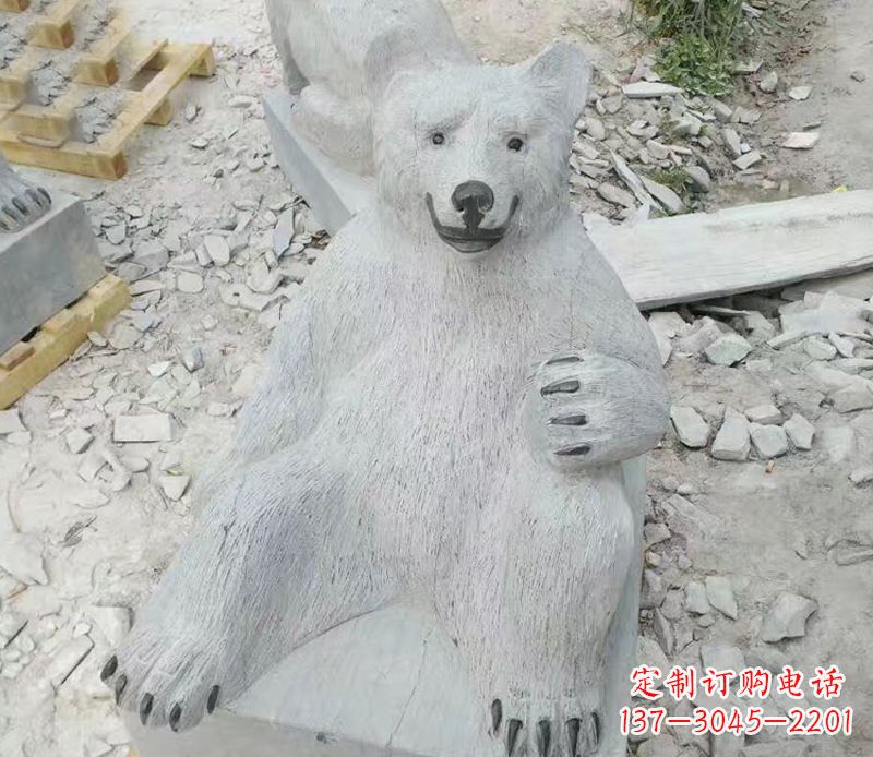 德州狗熊石雕