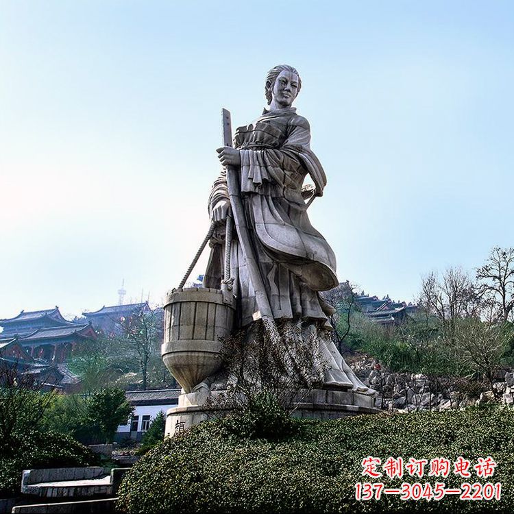 德州古代美女文姜景观雕塑