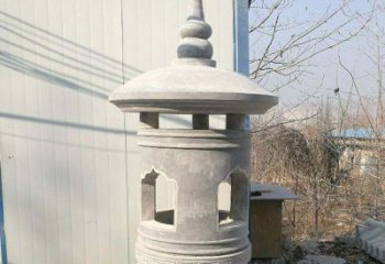 德州精美公园大理石石灯雕塑