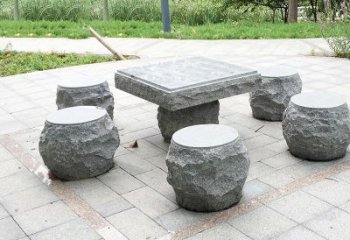 德州新题目“古典风格石桌凳雕塑”