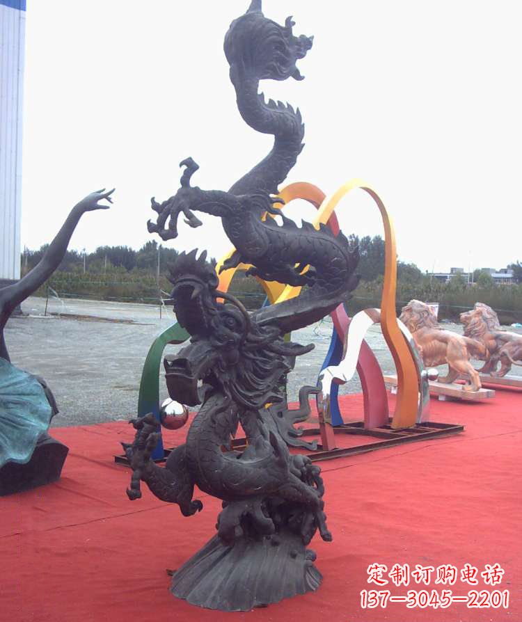 德州广场神龙铜雕