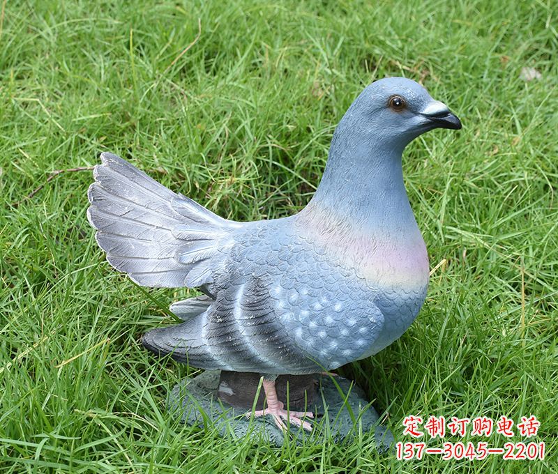 德州传递和平信息的和平鸽雕塑