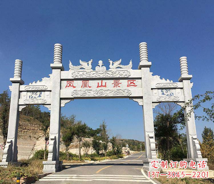 德州中领雕塑:高质量牌坊石雕