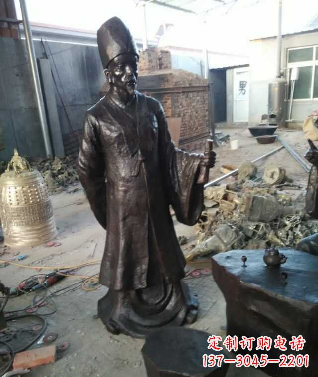 德州精美雕塑，展现古代名医李时珍的传奇