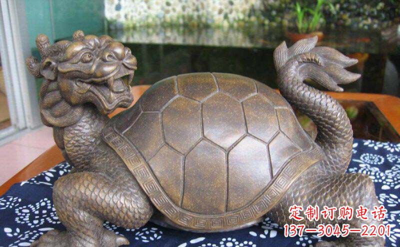 德州龙龟古代神兽铜雕