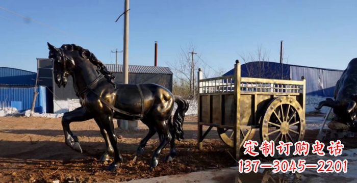 德州马车景观铜雕 (3)