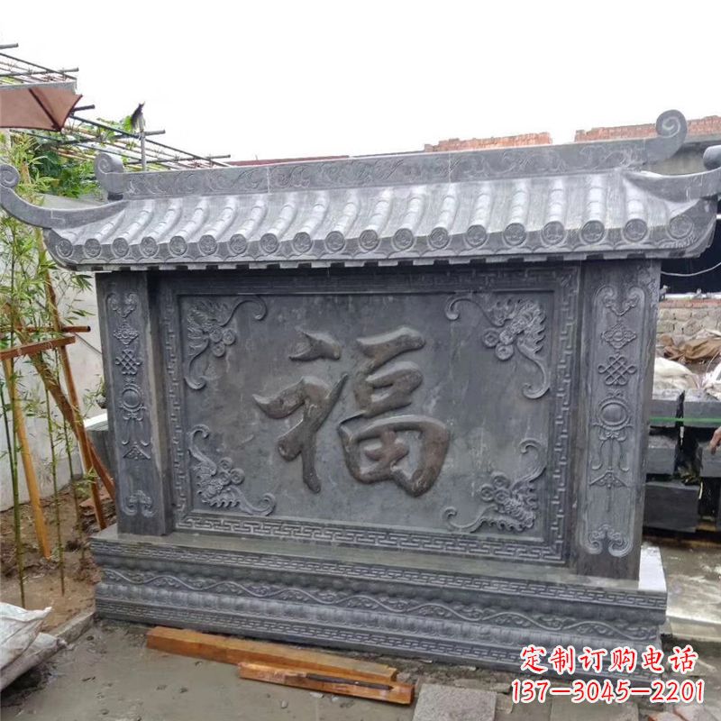 德州中领雕塑：福字雕塑，点缀婚房庭院