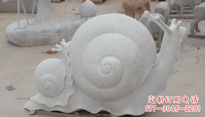 德州石雕蜗牛