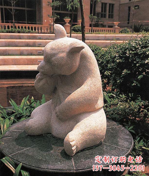 德州石雕熊猫