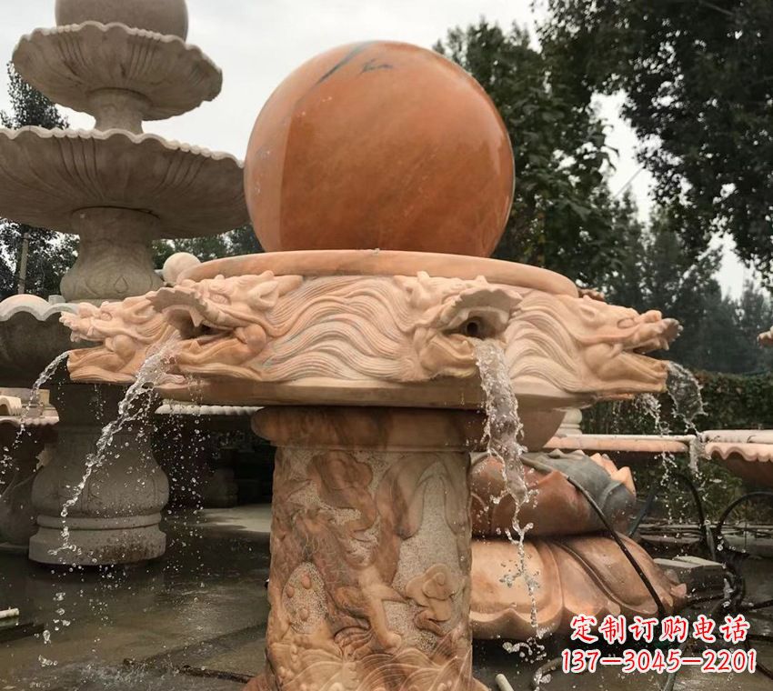 德州石雕自然流水喷泉